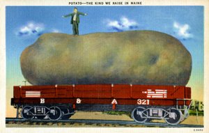 ビンテージの誇張はがきc.1940 作： Unknown